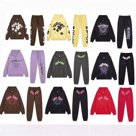 Spi*der 蜘蛛网印花男女同款休闲连帽卫衣 w2crep.com