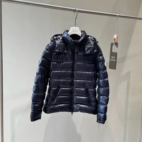 Moncler Navy Blue Quilted Down Jacket