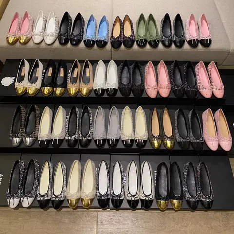 Chanel Tweed Ballet Flats Collection