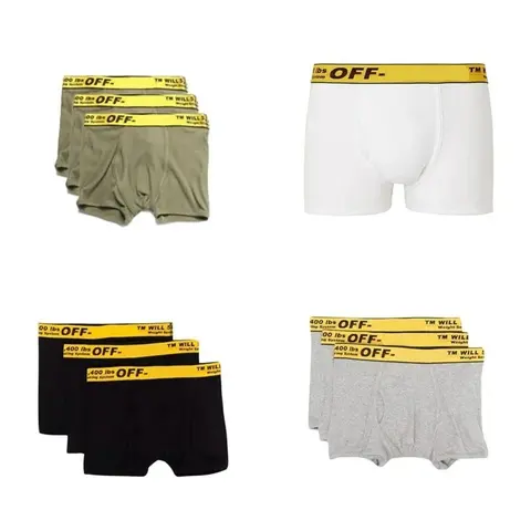 OFF-WHITE Men's Boxer Briefs 4-Pack