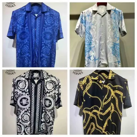 Versace Men's Printed Short Sleeve Shirts Collection