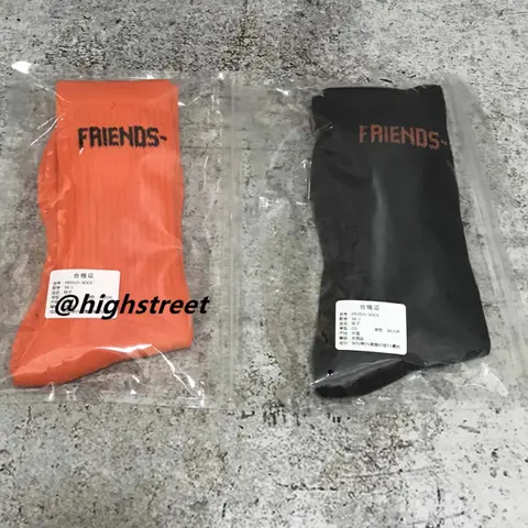 FRIENDS- FRDS/V SOCK SK-1 Orange and Black Socks