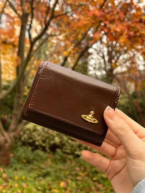 Vivienne Westwood Brown Leather Wallet