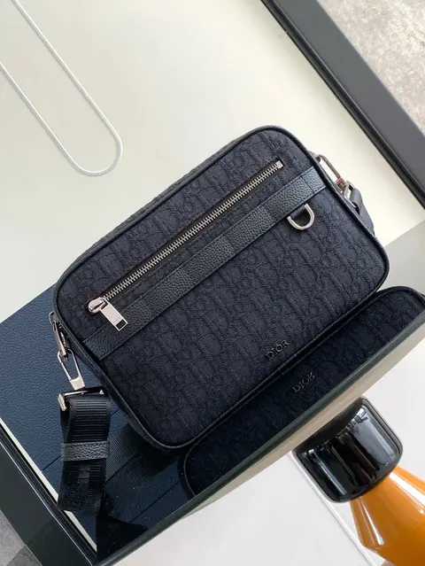 Dior Black Oblique Crossbody Bag