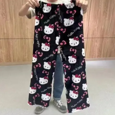 Hello Kitty Printed Flannel Pants