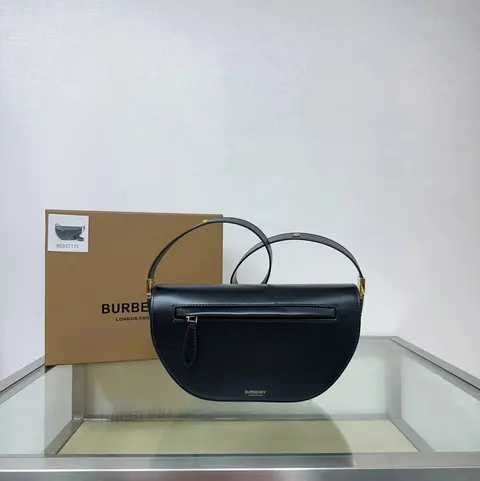 Burberry Black Leather Crossbody Bag