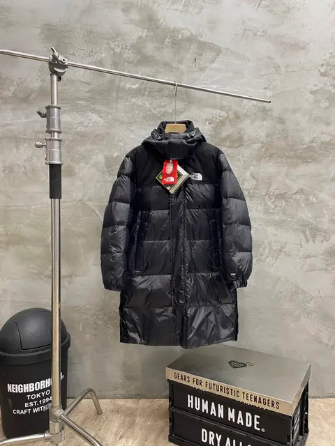The North Face Black Long Puffer Coat