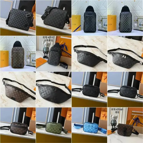 Louis Vuitton Monogram and Damier Series Crossbody and Waist Bags Collection