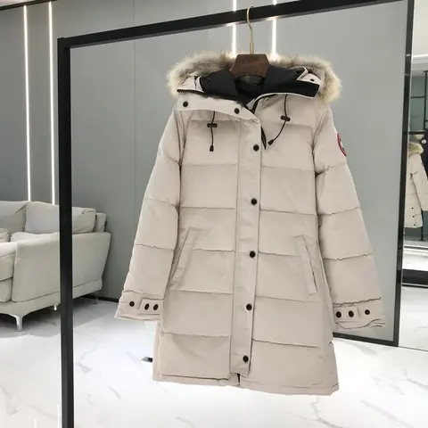 Canada Goose Women's Beige Down Parka