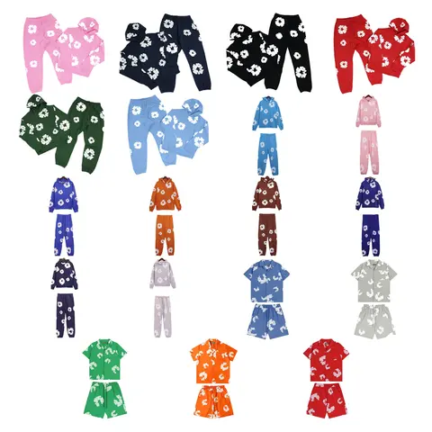 Floral Pattern Pajama Sets Collection