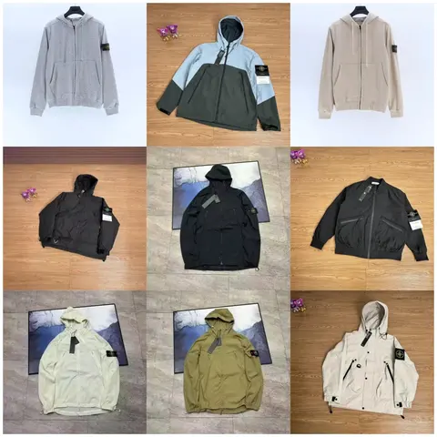 Stone Island Hooded Jackets and Bomber Collection