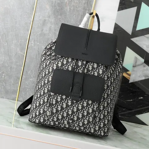 Dior Oblique Print Backpack