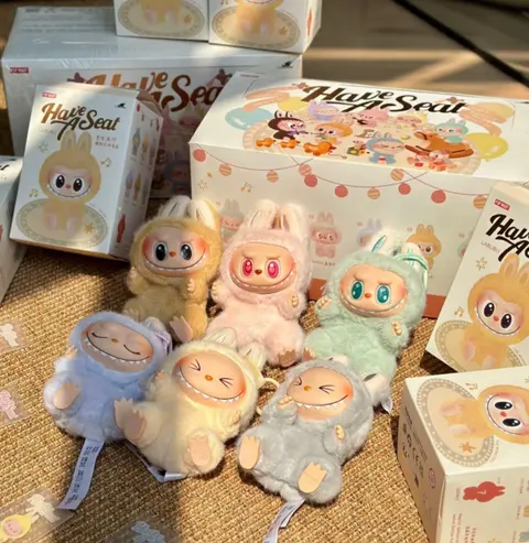 Second-generation PVC plush doll keychain blind box collection