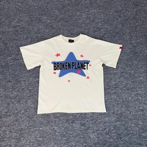 Broken Planet Star Print T-Shirt