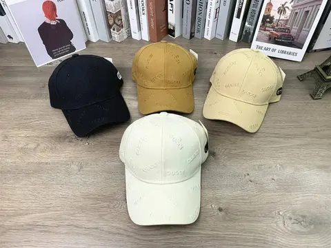 Gucci Logo Embroidered Baseball Caps Collection