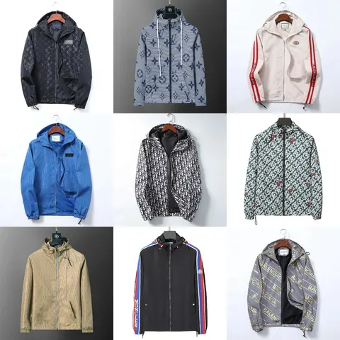 Luxury Brand Windbreaker Jacket Collection