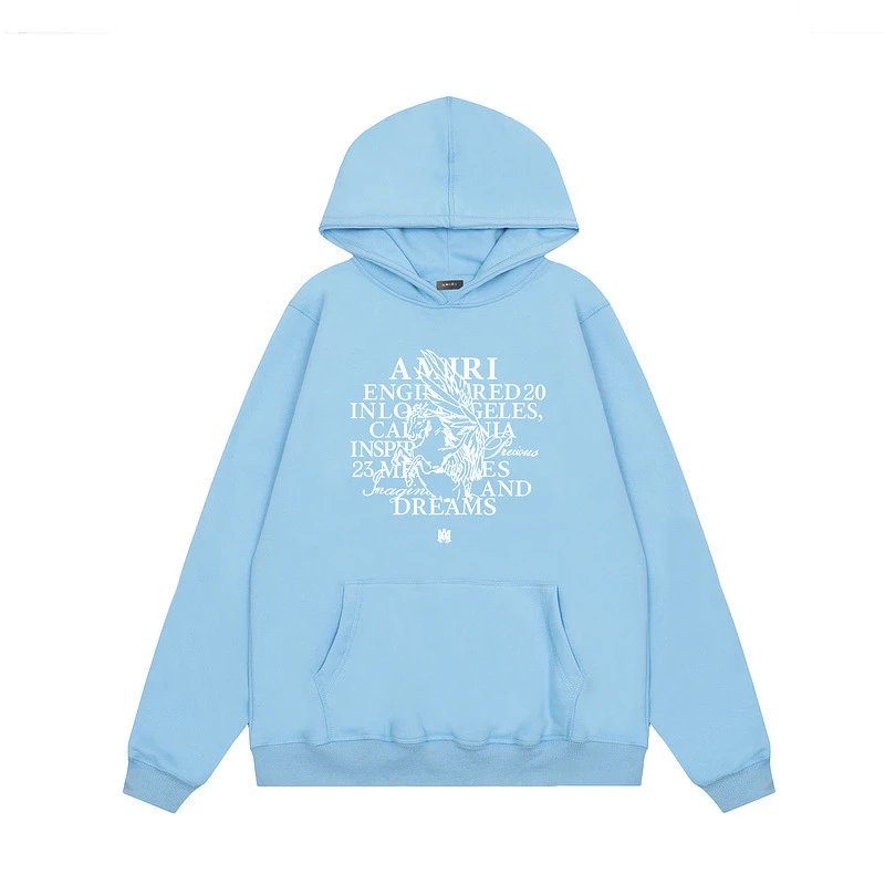 01浅蓝连帽卫衣