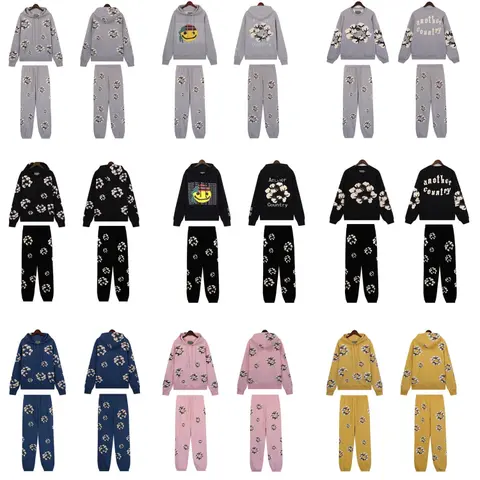 Another Country Floral Print Hoodie and Pants Set