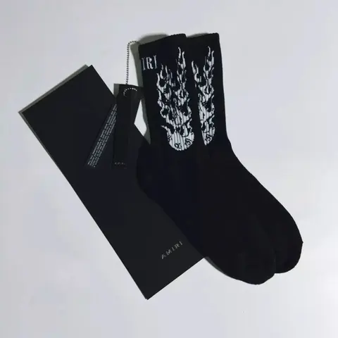 AMIRI Flame Print Crew Socks