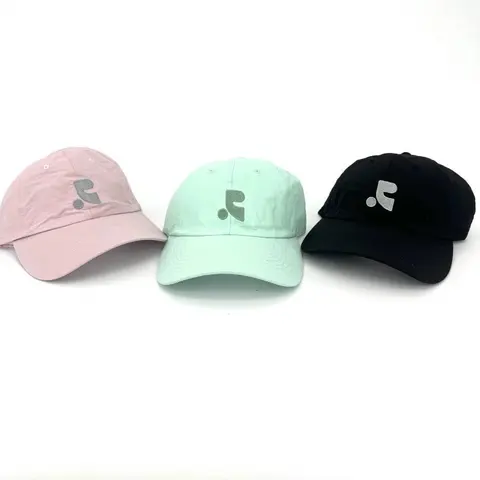 Fila Logo Baseball Caps - Pink, Mint, Black