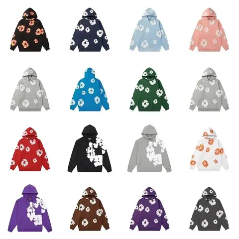 Hoodies with Floral Pattern Collection