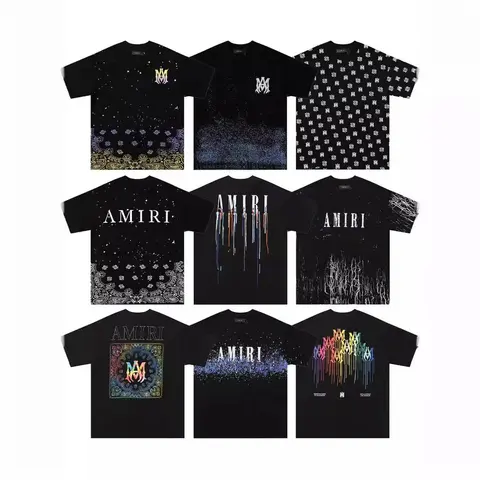 AMIRI Black T-Shirt Collection