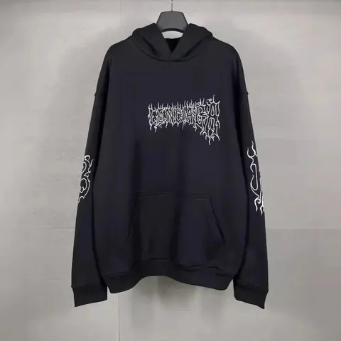 B*alenÓciaga DarkÓwave Round Hoodie
