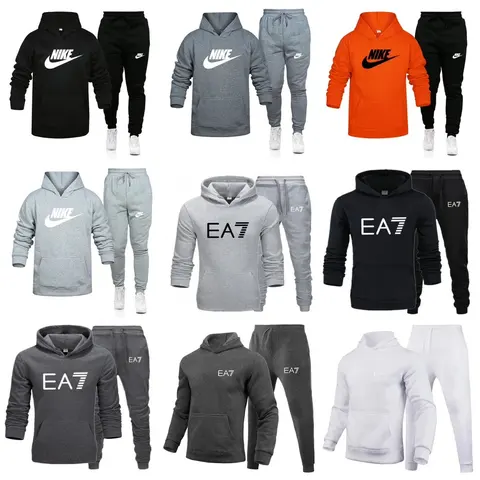 Nike and EA7 Men's Hoodie and Jogger Sets