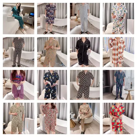 Gucci Multi-Color Short Sleeve Pajama Set