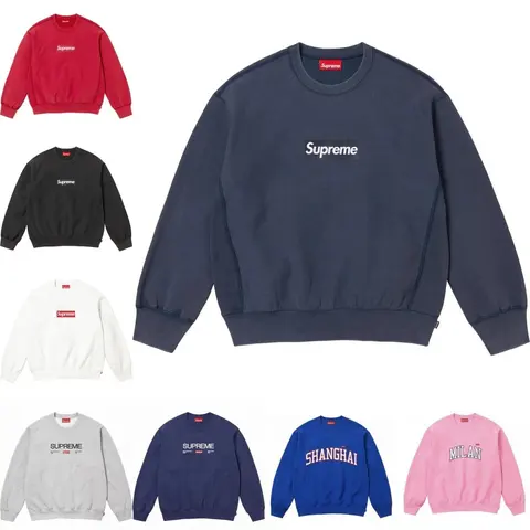 Supreme Box Logo Crewneck Sweatshirt Collection