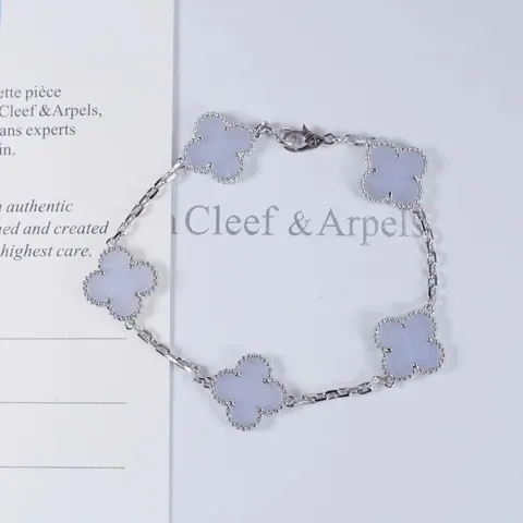 Van Cleef & Arpels Alhambra Bracelet with Lavender Jade