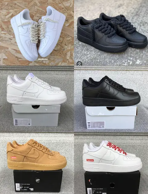 Supreme x Nike Air Force 1 Low Collection