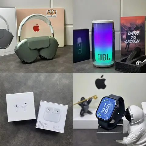 Apple Vision Pro, JBL Pulse Speaker, AirPods Pro, Apple Watch Series 9 Collection