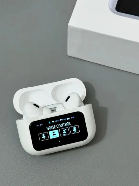 Wireless Earbuds with Noise Control Display Case