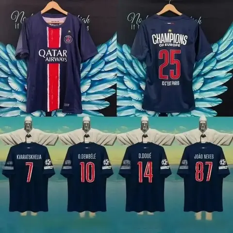 Paris Saint-Germain Champions of Europe Jersey Collection