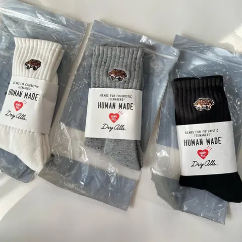 Human Made Dry Alls Bear Logo Socks