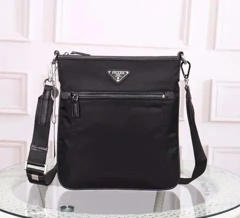 Prada Black Nylon Crossbody Bag