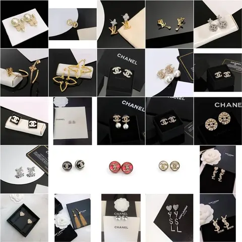 Chanel and YSL Designer Earrings Collection