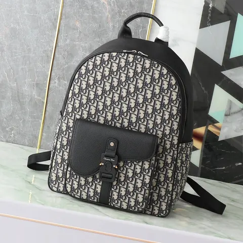 Christian Dior Oblique Print Backpack