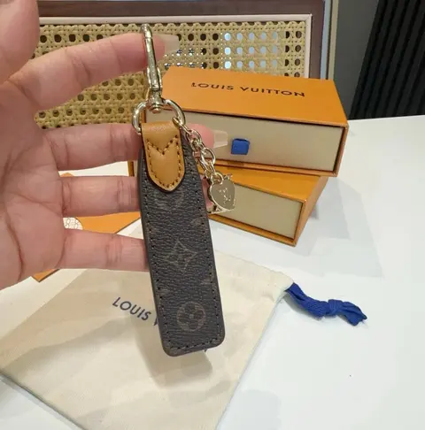 Louis Vuitton Monogram Key Holder with Heart Charm