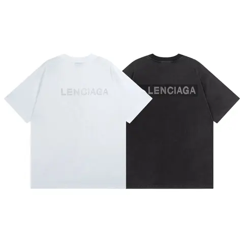 Balenciaga Logo T-Shirt - White and Black