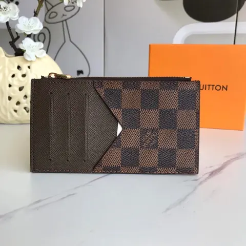 Louis Vuitton Damier Ebene Zip Around Card Holder