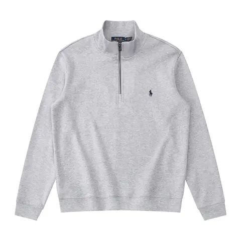 Polo Ralph Lauren Gray Quarter-Zip Sweatshirt