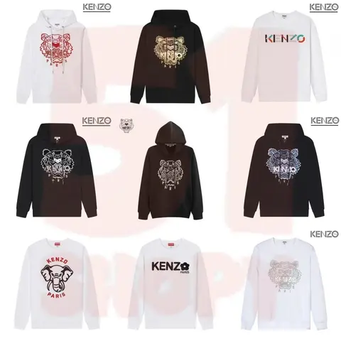 KENZO Tiger and Elephant Logo Hoodies and Sweatshirts Collection