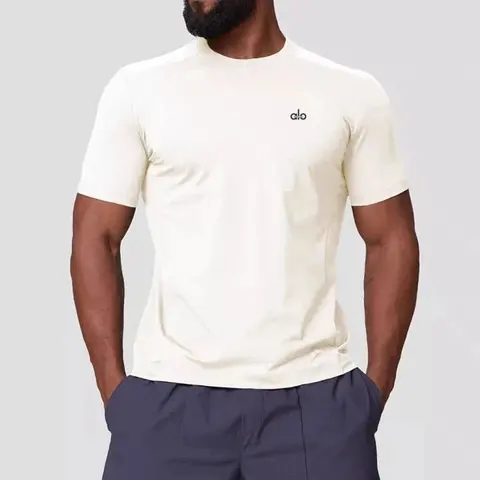 alo Yoga Men's White T-Shirt