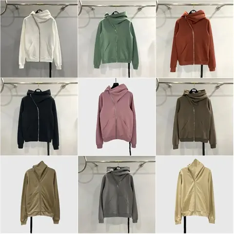 Unisex Zip-Up Hoodie Collection in Multiple Colors