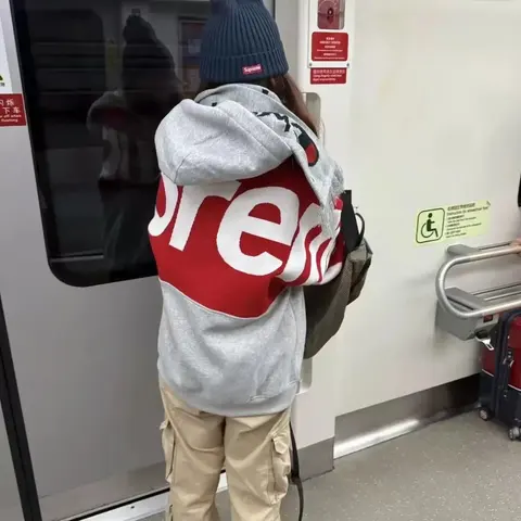 Supreme Red Box Logo Hoodie