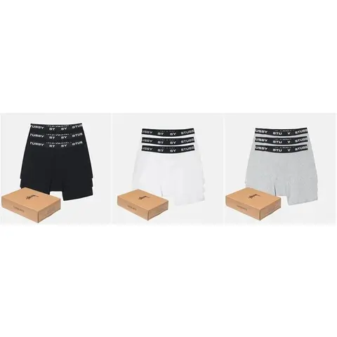Stussy Boxer Briefs 3-Pack