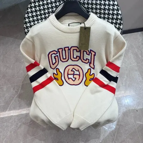 Gucci Embroidered Logo Sweater