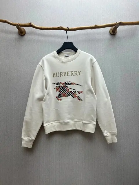 Burberry Check Logo Sweatshirt